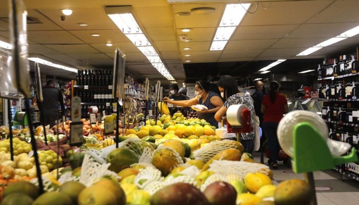 Supermercado na zona sul do Rio de Janeiro.